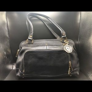 Anne Klein Black Leather Bag